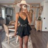 Combishort decolleté LAURENE noire