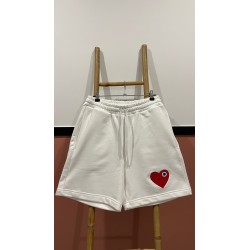 SHORT  BLANC COEUR ROUGE
