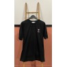 TSHIRT NOIR COEUR ROSE