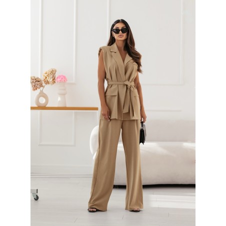 Ensemble blazer LORENA camel