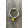 Bracelet en acier inoxydable élastique citron