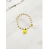 Bracelet en acier inoxydable élastique citron