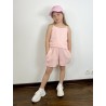 Ensemble en gaze de coton pour fille Lilas