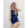 Ensemble en gaze de coton pour fille Marine
