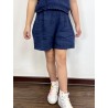 Ensemble en gaze de coton pour fille Marine